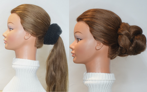 New fashion women lady magic shaper donut hair ring bun hair accessories styling tool s/m/l bun with donut