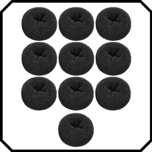 Load image into Gallery viewer, 10 pack Extra large black hair donut bun maker ring sponge acccessory black special occassion indian bridal bun
